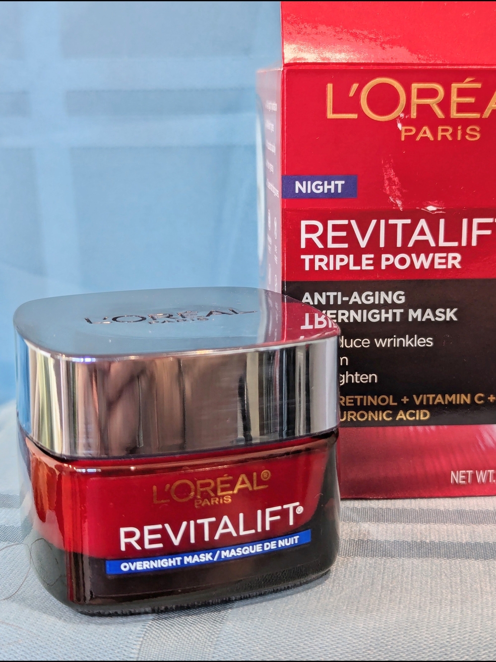 🆕 L'OREALRevitalift Triple Power Overnight Mask 1.7 oz Jar